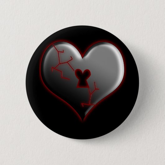 Broken Heart Ronde Button 5,7 Cm (Voorkant)