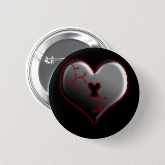 Broken Heart Ronde Button 5,7 Cm (Voorkant /achterkant)