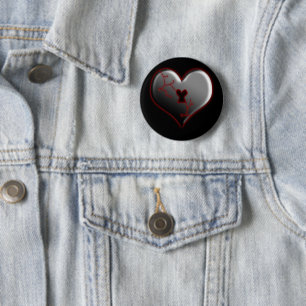 Broken Heart Ronde Button 5,7 Cm