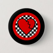 Broken Heart Ronde Button 5,7 Cm (Voorkant)