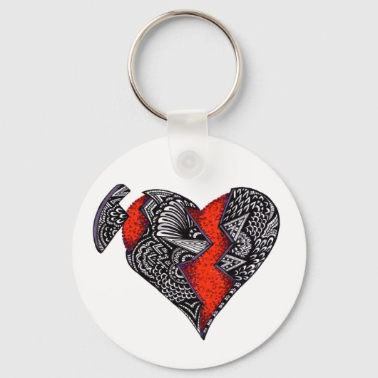 Broken Heart Sleutelhanger (Voorkant)