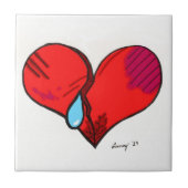 Broken Heart Tegel Tegeltje (Voorkant)