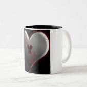 Broken Heart Tweekleurige Koffiemok (Voorkant rechts)