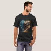 Broken Heart United24 Oekraïne Support T-shirt (Voorkant volledig)