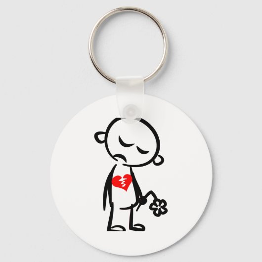 Broken Heart Valentine  Sleutelhanger (Voorkant)