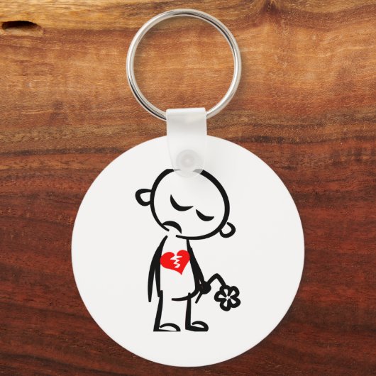 Broken Heart Valentine Sleutelhanger (Voorkant)