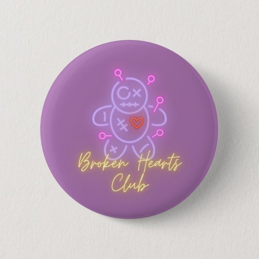 Broken Hearts Club Ronde Button 5,7 Cm (Voorkant)
