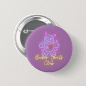 Broken Hearts Club Ronde Button 5,7 Cm (Voorkant /achterkant)