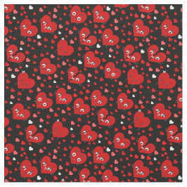 Broken Hearts Love Anti valentijnen Red Stof