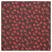 Broken Hearts Love Anti valentijnen Red Stof (Swatch)