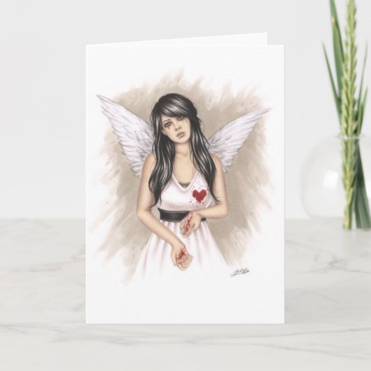 Broken Hearts-Wenskaart Feestdagen Kaart (Voorkant)