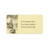 Broken Jack O Lantern  Adres Label (Voorkant)