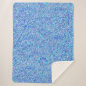 Broken Kaleidoscope Sherpa Blanket Deken (Voorkant)