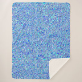 Broken Kaleidoscope Sherpa Blanket Sherpa Deken