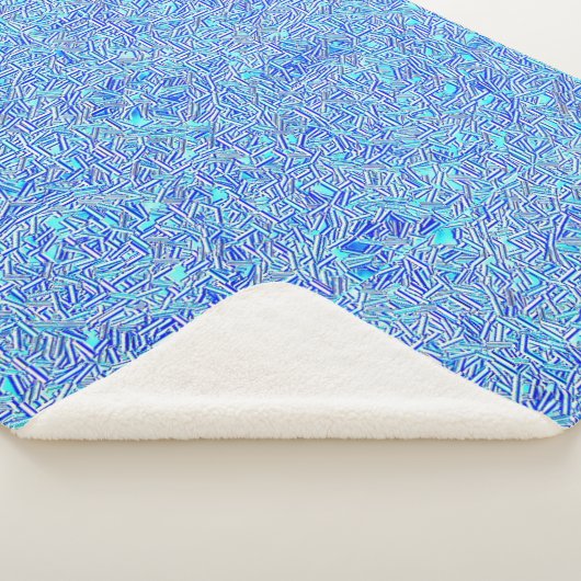 Broken Kaleidoscope Sherpa Blanket Sherpa Deken (3/4)