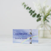 Broken keten visitekaartje (Staand voorkant)