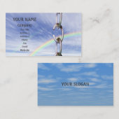 Broken keten visitekaartje (Voorkant / Achterkant)