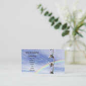 Broken keten visitekaartje (Staand voorkant)