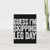 Broken Leg Art For Men Women Kids Broke Foot Broke Kaart (Voorkant)