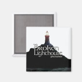 Broken Lighthouse Pictures Magneet Regular - Vierk (Voorkant / Achterkant)
