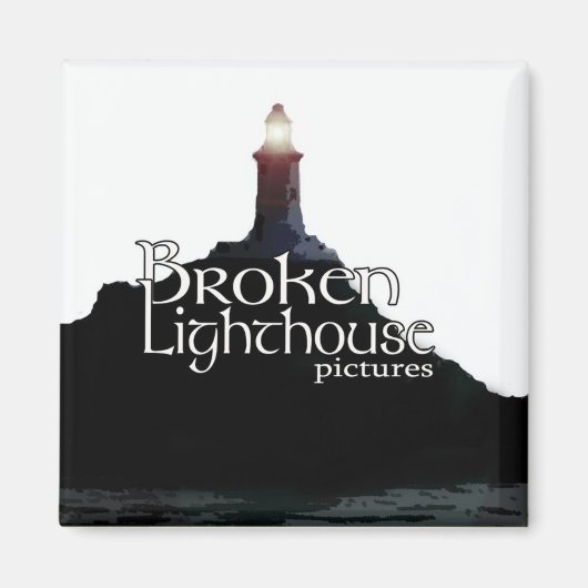 Broken Lighthouse Pictures Magneet Regular - Vierk (Voorkant)