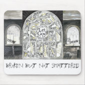 BROKEN MAAR NIET GESCHATTEERDE Mousepad Muismat (Voorkant)