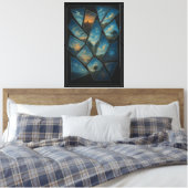 Broken Mirror Illusion Canvas Afdruk (Insitu (Slaapkamer))