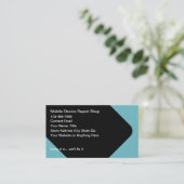 Broken Mobile Device Repair Service Visitekaartje (Staand voorkant)