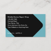Broken Mobile Device Repair Service Visitekaartje (Voorkant)