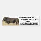 BROKEN OAK RANCH Black Joker Bumpersticker (Voorkant)