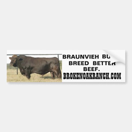 BROKEN OAK RANCH Black Joker Bumpersticker (Voorkant)