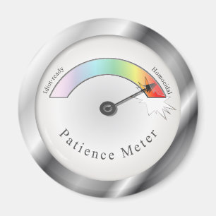 Broken Patiëntemeter Gage Funny Magnet