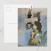 Broken People Are Not Fragile Vintage Collage Briefkaart (Voorkant / Achterkant)