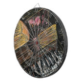Broken Piano Dartbord (Voorkant Rechts)