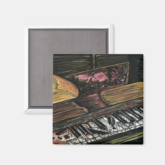 Broken Piano Magneet (Voorkant / Achterkant)