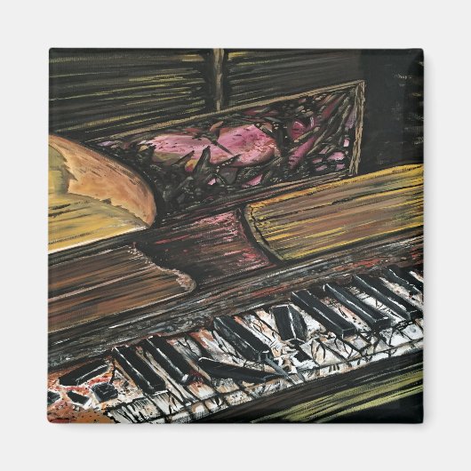 Broken Piano Magneet (Voorkant)