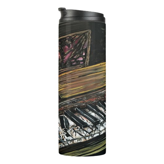 Broken Piano Thermosbeker (Geroteerd rechts)