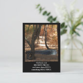 Broken Pieces Rowboat Briefkaart (Staand voorkant)