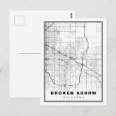 Broken pijlkaart briefkaart (Voorkant / Achterkant)