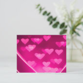 Broken Pink Hearts-Briefkaart Briefkaart (Staand voorkant)