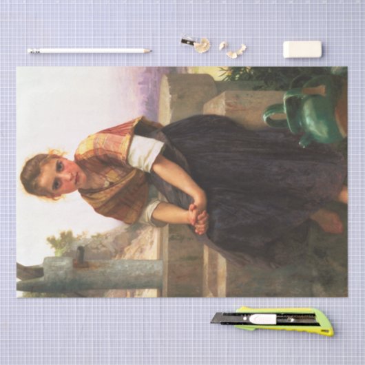 Broken Pitcher William-Adolphe Bouguereau Tissuepapier (Craft)