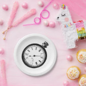 Broken Pocket Watch Papieren Bordje (Feest)