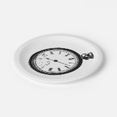 Broken Pocket Watch Papieren Bordje (Gekanteld)