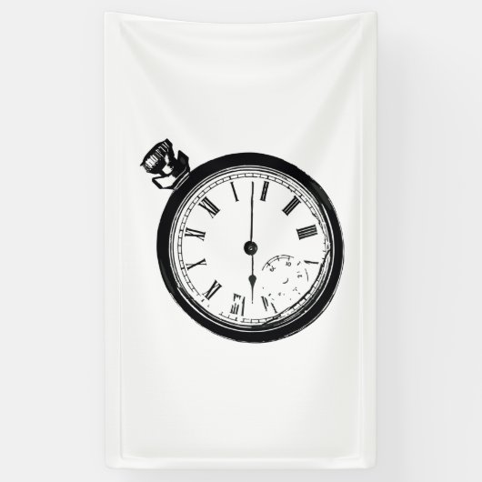 Broken Pocket Watch Spandoek (Verticaal)