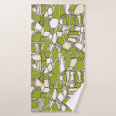 BROKEN POP citron Badhanddoek (Badhanddoek)