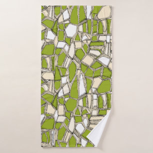 BROKEN POP citron Badhanddoek