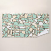 BROKEN POP munt Badhanddoek (Badhanddoek)