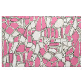 BROKEN POP roze Stof (Fat Quarter)