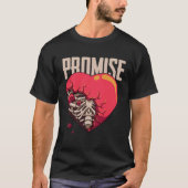 Broken Promise Broken Heart Rib Cage Sad Emo Break T-shirt (Voorkant)