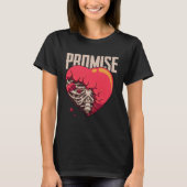 Broken Promise Broken Heart Rib Cage Sad Emo Break T-shirt (Voorkant)
